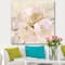 Designart - Elegance III Pink - Shabby Chic Gallery-wrapped Canvas
